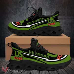 Us Foods Logo Custom Shoes Style 12, Best Running Shoes For Fans - Vesles2014S