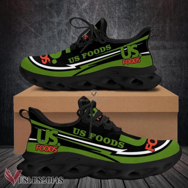 Us Foods Logo Custom Shoes Style 12, Best Running Shoes For Fans - Vesles2014S
