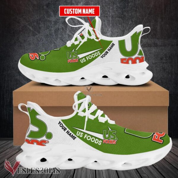 Us Foods Logo Custom Shoes Style 13, Best Running Shoes For Fans - Vesles2014S 1
