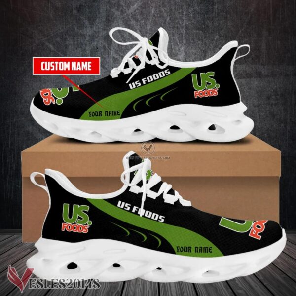 Us Foods Logo Custom Shoes Style 14, Best Running Shoes For Fans - Vesles2014S 1