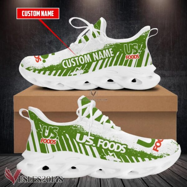 Us Foods Logo Custom Shoes Style 18, Best Running Shoes For Fans - Vesles2014S 1
