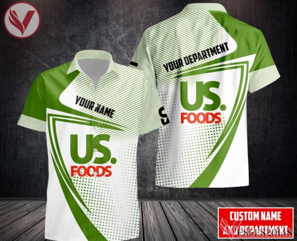Us Foods Uniform Custom Clothes Style 2, Unique Gifts For Employee - Vesles2014s 3