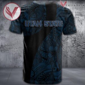 Utah State Aggies NCAA Polynesian Pattern Shirt, Unique Gifts For Fans - Vesles2014s 1
