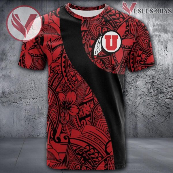 Utah Utes NCAA Polynesian Pattern Shirt, Unique Gifts For Fans - Vesles2014s