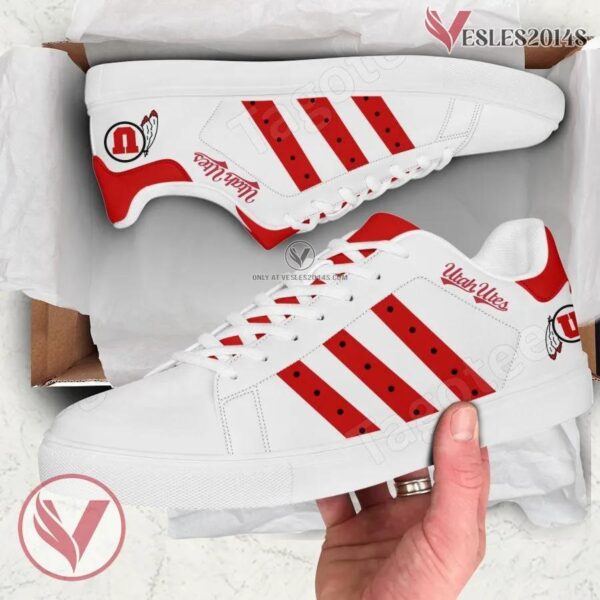 Utah Utes Print Stan Smith Shoes, Best Sneaker For Fans - Vesles2014s 1