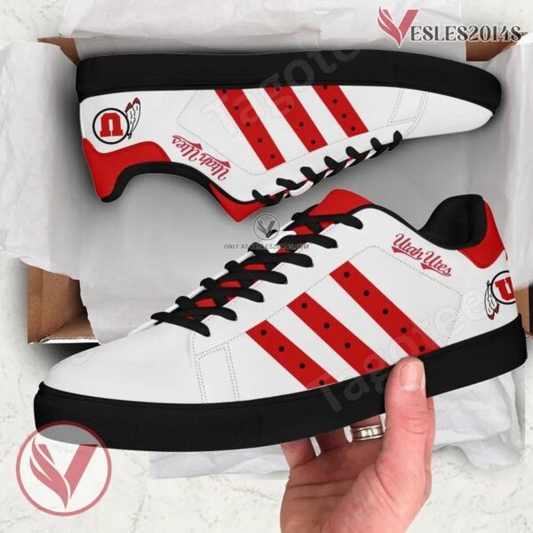 Utah Utes Print Stan Smith Shoes, Best Sneaker For Fans - Vesles2014s