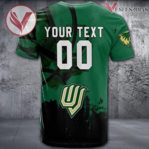 Utah Valley Wolverines Basketball Grunge Pattern Unique Personalized T Shirts - Vesles2014S 1