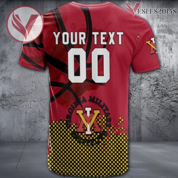 VMI Keydets Basketball Grunge Pattern Unique Personalized T Shirts - Vesles2014S 1