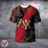 VMI Keydets NCAA With Red Poppy Flower 3D Shirt, Unique Gift For Fans - Vesles2014S