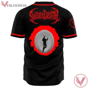 VOYD Svdden Death Custom By Brittney Red Rave Jersey For EDM Festivals - Vesles2014s 1