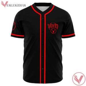 VOYD Svdden Death Custom By Brittney Red Rave Jersey For EDM Festivals - Vesles2014s