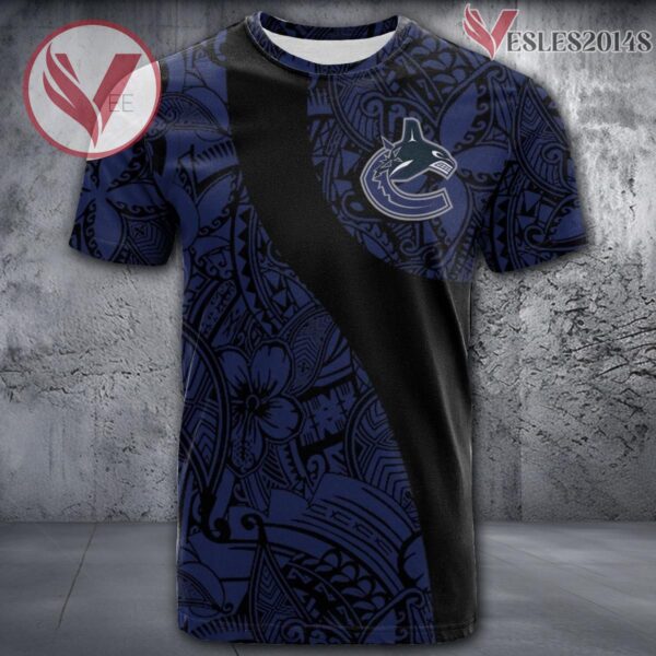 Vancouver Canucks Polynesian Pattern Shirt, Unique Gifts For NHL Fans - Vesles2014s