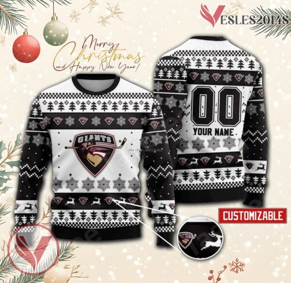 Vancouver Giants Hockey Custom Ugly Christmas Sweater, Unique Gift For Fans - Vesles2014s