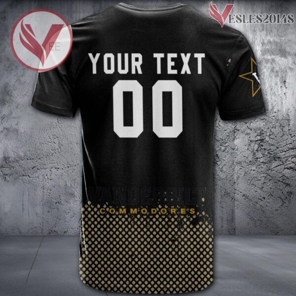 Vanderbilt Commodores Basketball Grunge Pattern Unique Personalized T Shirts - Vesles2014S 1