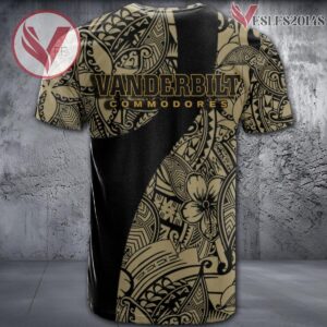 Vanderbilt Commodores NCAA Polynesian Pattern Shirt, Unique Gifts For Fans - Vesles2014s 1