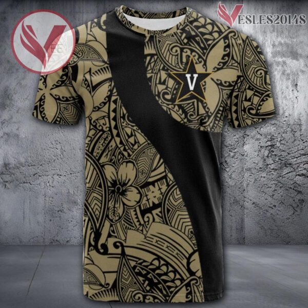 Vanderbilt Commodores NCAA Polynesian Pattern Shirt, Unique Gifts For Fans - Vesles2014s