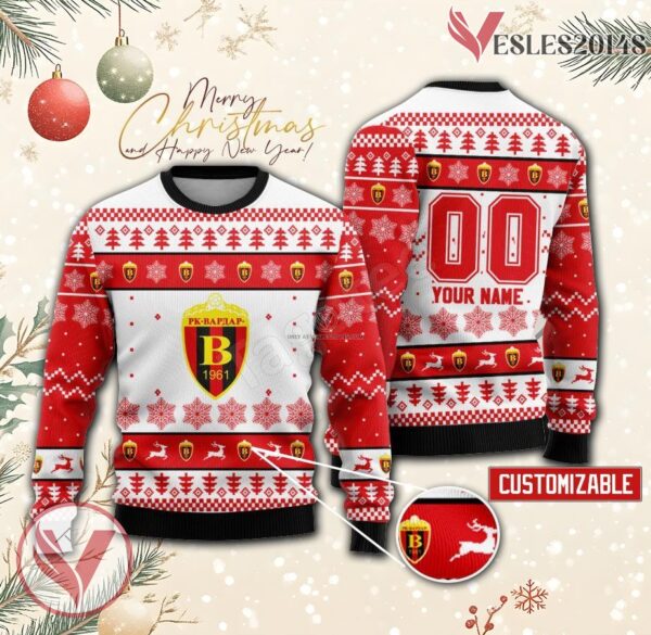Vardar 1961 Handball Custom Ugly Christmas Sweater, Unique Gift For Fans - Vesles2014s