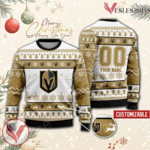 Vegas Golden Knights Hockey Custom Ugly Christmas Sweater, Unique Gift For Fans - Vesles2014s
