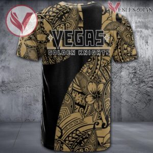 Vegas Golden Knights Polynesian Pattern Shirt, Unique Gifts For NHL Fans - Vesles2014s 1