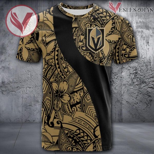 Vegas Golden Knights Polynesian Pattern Shirt, Unique Gifts For NHL Fans - Vesles2014s