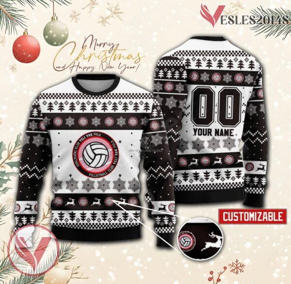 Veli Vrh Women Volleyball Custom Ugly Christmas Sweater, Unique Gift For Fans - Vesles2014s