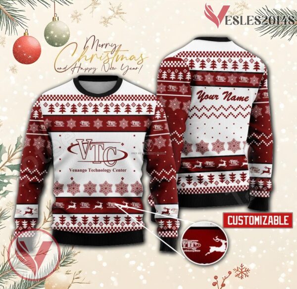 Venango County Area Vocational Technical School Custom Ugly Christmas Sweater, Unique Gift For Fans - Vesles2014s