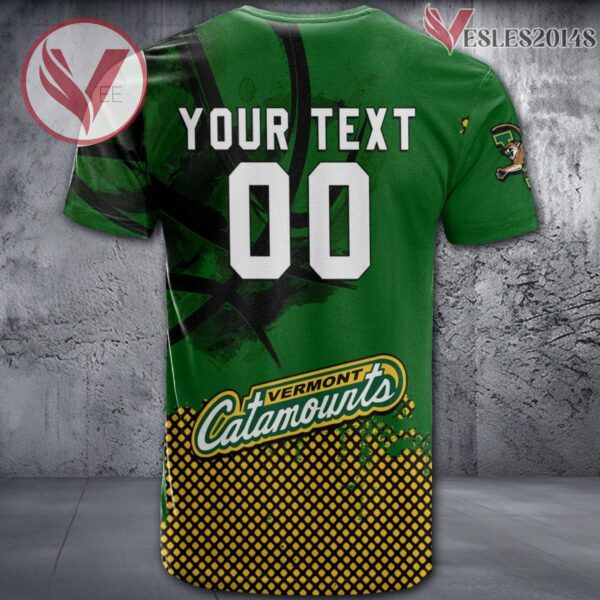 Vermont Catamounts Basketball Grunge Pattern Unique Personalized T Shirts - Vesles2014S 1