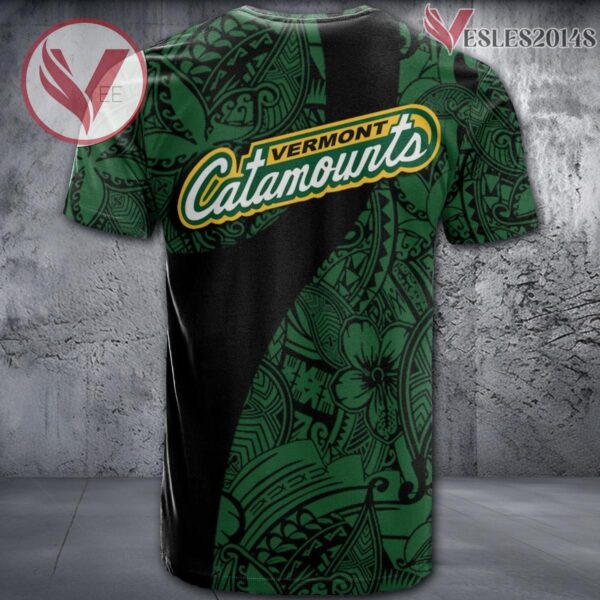 Vermont Catamounts NCAA Polynesian Pattern Shirt, Unique Gifts For Fans - Vesles2014s 1
