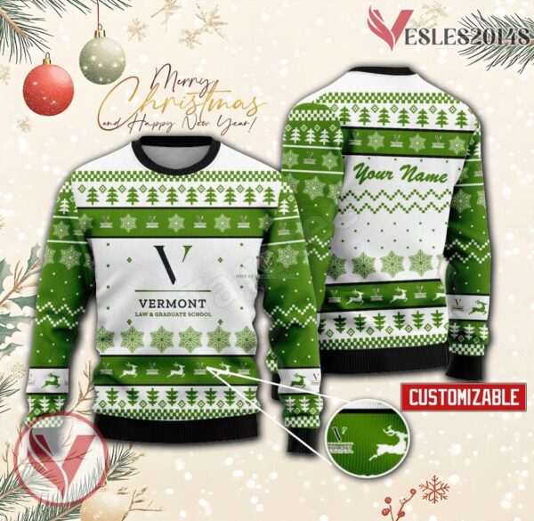 Vermont Law School Custom Ugly Christmas Sweater, Unique Gift For Fans - Vesles2014s