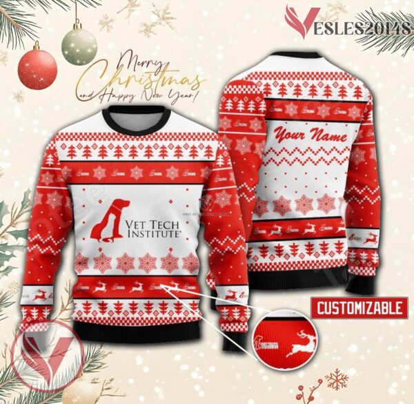 Vet Tech Institute Custom Ugly Christmas Sweater, Unique Gift For Fans - Vesles2014s
