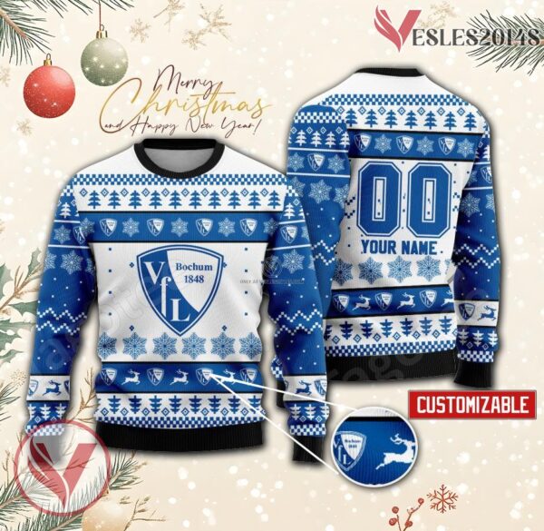 VfL Bochum Custom Ugly Christmas Sweater, Unique Gift For Fans - Vesles2014s