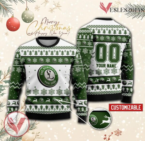 VfL Oldenburg Handball Custom Ugly Christmas Sweater, Unique Gift For Fans - Vesles2014s