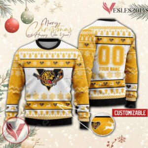 Victoriaville Tigres Hockey Custom Ugly Christmas Sweater, Unique Gift For Fans - Vesles2014s