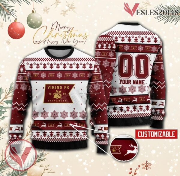 Viking FK Custom Ugly Christmas Sweater, Unique Gift For Fans - Vesles2014s