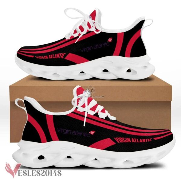 Virgin Atlantic Logo Custom Shoes Style 1, Best Running Shoes For Fans - Vesles2014S 1