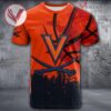 Virginia Cavaliers Basketball Grunge Pattern Unique Personalized T Shirts - Vesles2014S