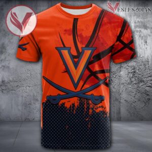 Virginia Cavaliers Basketball Grunge Pattern Unique Personalized T Shirts - Vesles2014S