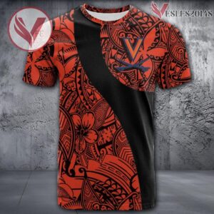 Virginia Cavaliers NCAA Polynesian Pattern Shirt, Unique Gifts For Fans - Vesles2014s