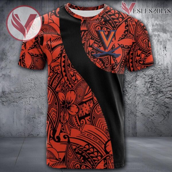 Virginia Cavaliers NCAA Polynesian Pattern Shirt, Unique Gifts For Fans - Vesles2014s