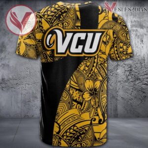 Virginia Commonwealth Rams NCAA Polynesian Pattern Shirt, Unique Gifts For Fans - Vesles2014s 1