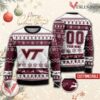 Virginia Tech College Rugby Custom Ugly Christmas Sweater, Unique Gift For Fans - Vesles2014s