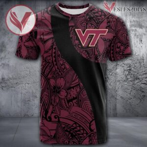 Virginia Tech Hokies NCAA Polynesian Pattern Shirt, Unique Gifts For Fans - Vesles2014s