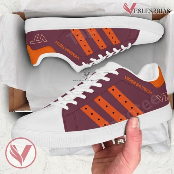 Virginia Tech Hokies Print Stan Smith Shoes, Best Sneaker For Fans - Vesles2014s 1