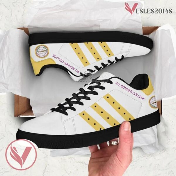W L Bonner College Logo Stan Smith Shoes For Men And Womens - Vesles2014s 1