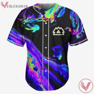 WAKAAN Trippy Butterfly Rave EDM Festival Baseball Jersey, Present Ideas For Music Lovers - Vesles2014s 1