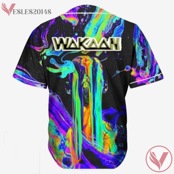 WAKAAN Trippy Butterfly Rave EDM Festival Baseball Jersey, Present Ideas For Music Lovers - Vesles2014s