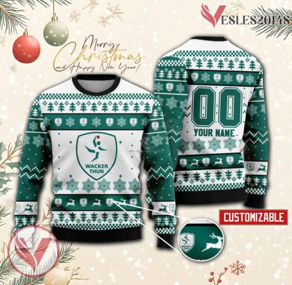 Wacker Thun Handball Custom Ugly Christmas Sweater, Unique Gift For Fans - Vesles2014s