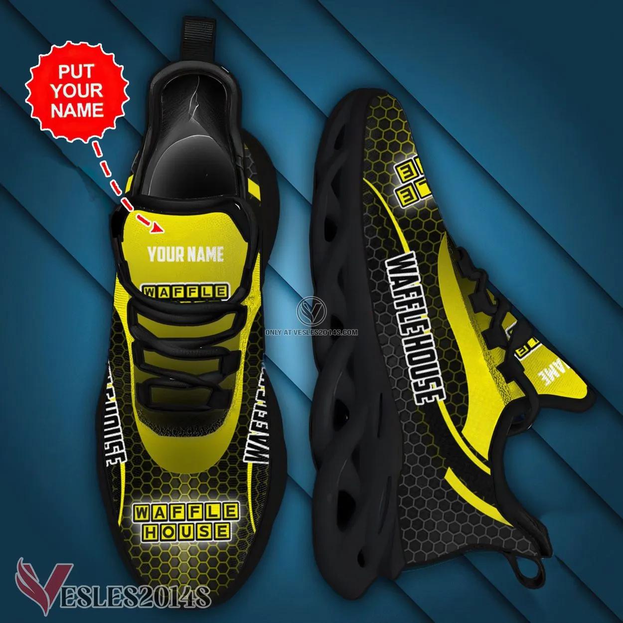 Waffle House Logo Custom Shoes Style 24, Best Running Shoes For Fans - Vesles2014S