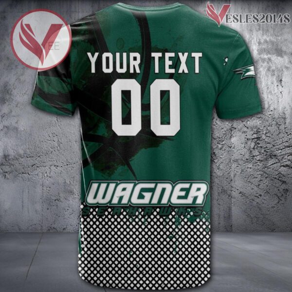 Wagner Seahawks Basketball Grunge Pattern Unique Personalized T Shirts - Vesles2014S 1
