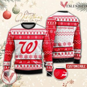 Walgreens Logo Personalized Ugly Christmas Sweater, Unique Gift For Fans - Vesles2014s